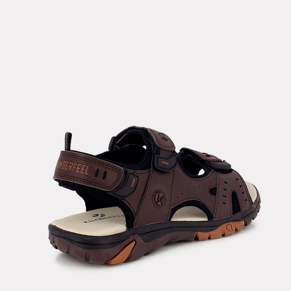 Kimberfeel Sandales TOUQUES Sandales De Marche Hommes Brun