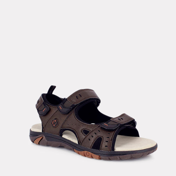 kimberfeel Sandales TOUQUES Sandales de marche hommes Brun