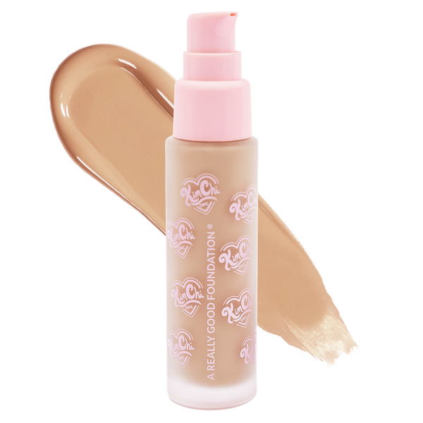 kimchi chic beauty A REALLY GOOD FOUNDATION - 107L Light + Cool Peach Undertones