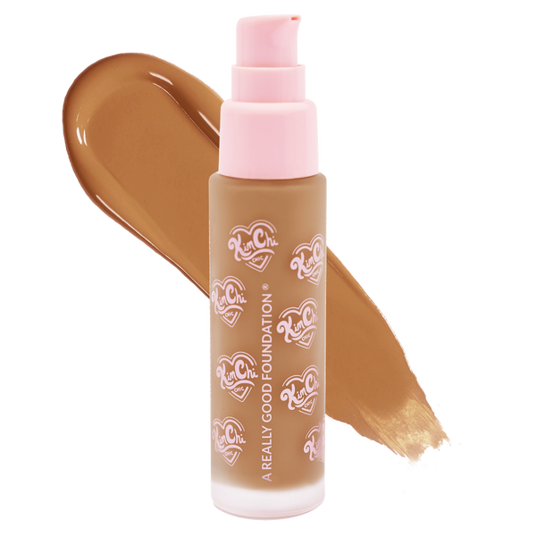 kimchi chic beauty A REALLY GOOD FOUNDATION - 124MD Tan + Warm Undertones kimchi chic beauty A REALLY GOOD FOUNDATION - 124MD Tan + Warm Undertones