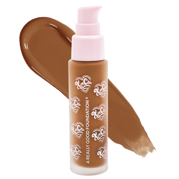 kimchi chic beauty A REALLY GOOD FOUNDATION - 132D Tan/Deep + Warm Golden Undertones