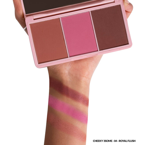 Kimchi Chic Beauty CHEEKY 3SOME BLUSH TRIO - 04 Royal Flush