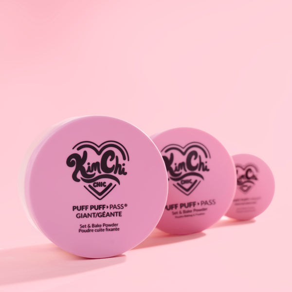 Kimchi Chic Beauty GIANT PUFF PUFF PASS SET & BAKE POWDER - 01 Translucent