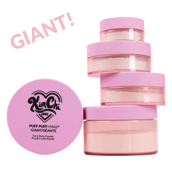kimchi chic beauty GIANT PUFF PUFF PASS SET & BAKE POWDER - 01 Translucent