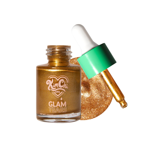 kimchi chic beauty GLAM TEARS ALL OVER LIQUID HIGHLIGHTER - 01 Gold