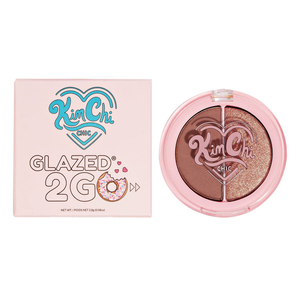 Kimchi Chic Beauty GLAZED 2 GO PRESSED PIGMENT DUO - 01 Un