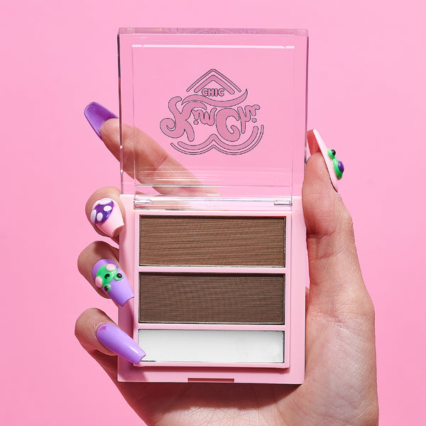 kimchi chic beauty KIMBROWLY EYEBROW POWDER - 03 Medium/Deep P