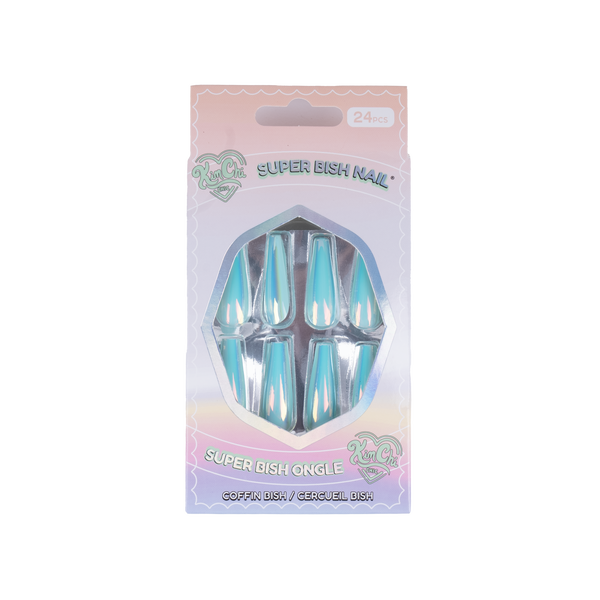 kimchi chic beauty COFFIN BISH NAIL - 01 Halo Mint