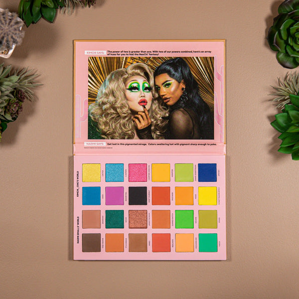 Kimchi Chic Beauty KIMCHI X NAOMI SMALLS: 2 Queens In 1 Desert Mad Maxine Soot Yourself Palette