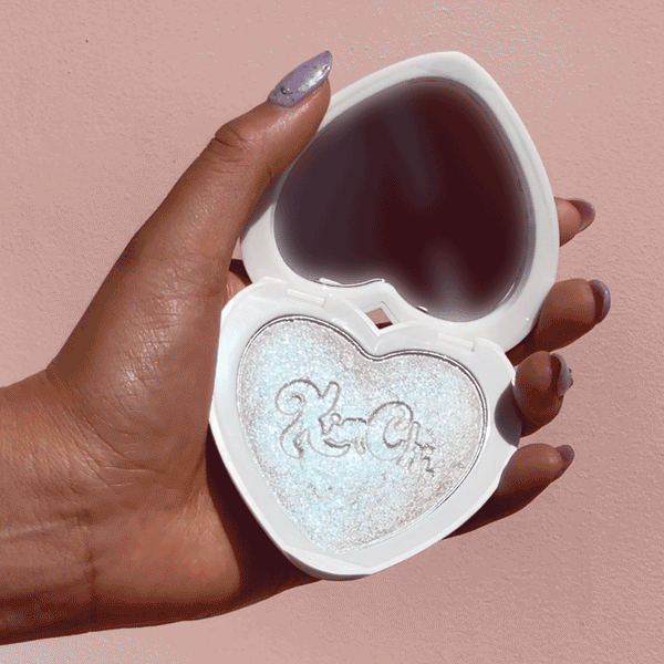 Kimchi Chic Beauty PEARL GONE WILD PRESSED SHIMMER HIGHLIGHTER - 01 Hope (blue Iridescent)