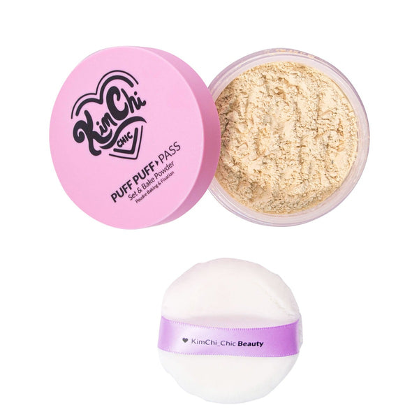 Kimchi Chic Beauty PUFF PUFF PASS SET & BAKE POWDER - 02 Banana
