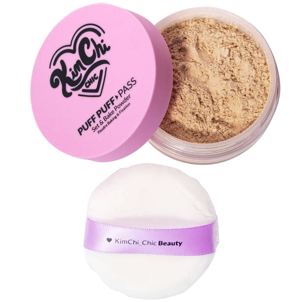 Kimchi Chic Beauty PUFF PUFF PASS SET & BAKE POWDER - 04 Peachy