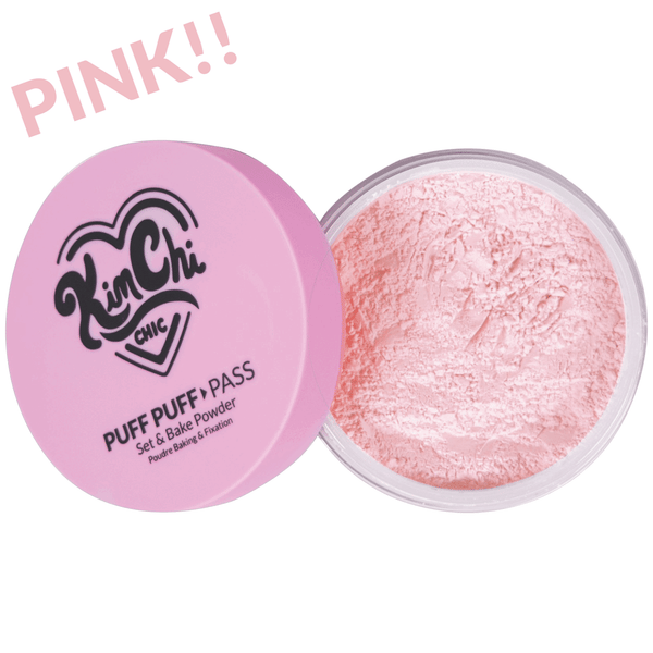 kimchi chic beauty PUFF PUFF PASS SET & BAKE POWDER - 09 Pink