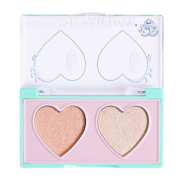 Kimchi Chic Beauty SPINNING HEARTS DUO - 01 Peach Caramel