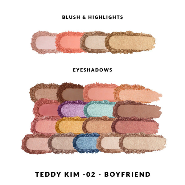 Kimchi Chic Beauty TEDDY KIM PALETTE - 02 Boyfriend (Mint)