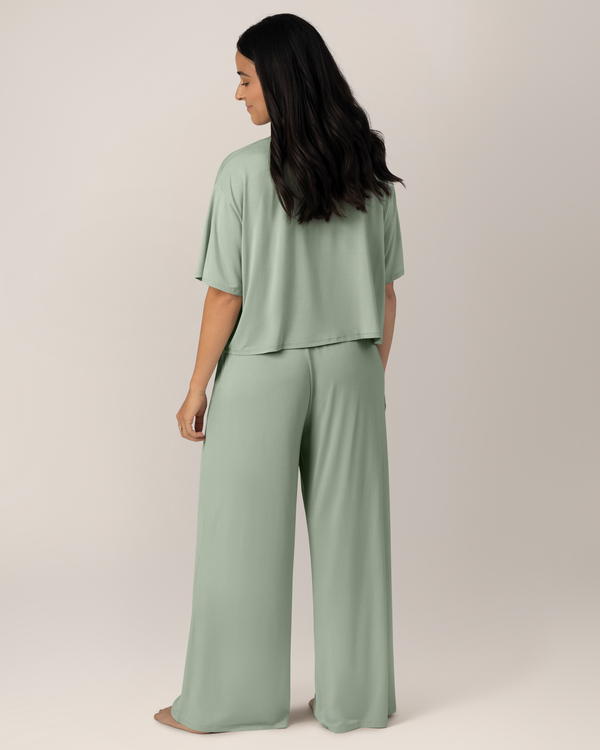 Kindred Bravely Aria Bamboo Casual Lounge Pant Aqua Mist