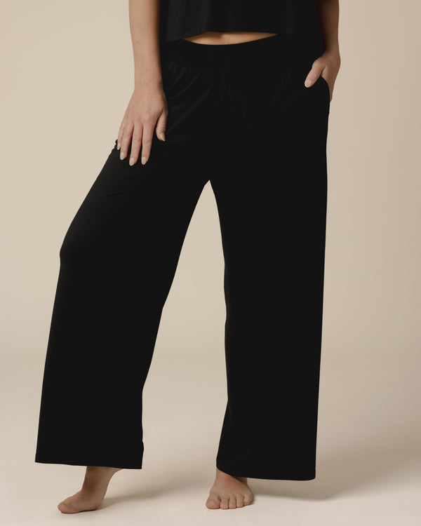Kindred Bravely Aria Bamboo Casual Lounge Pant Black