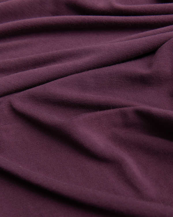 Kindred Bravely Bamboo Knotted Baby Gown Burgundy Plum