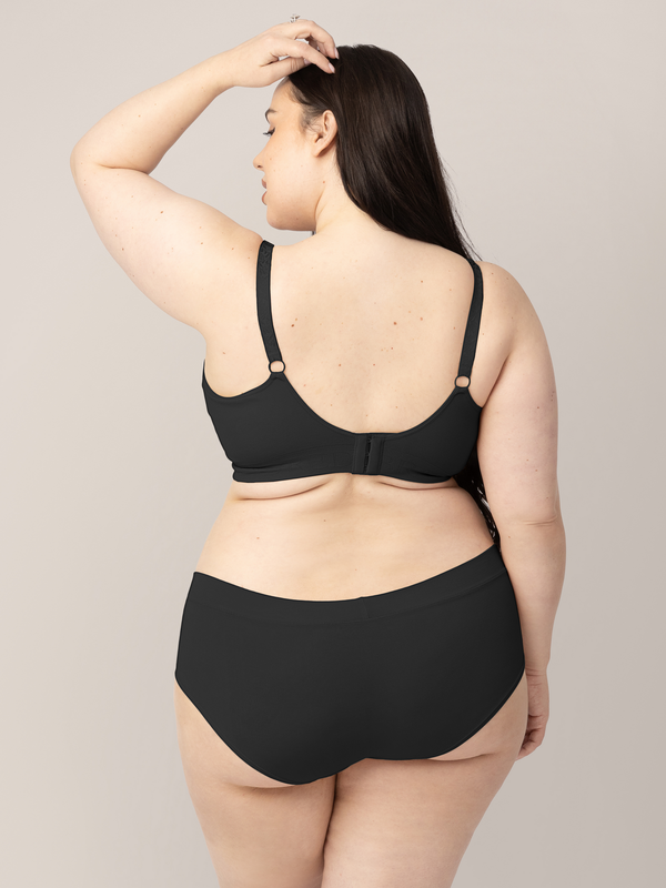 Kindred Bravely Bamboo Maternity & Postpartum Hipster Black