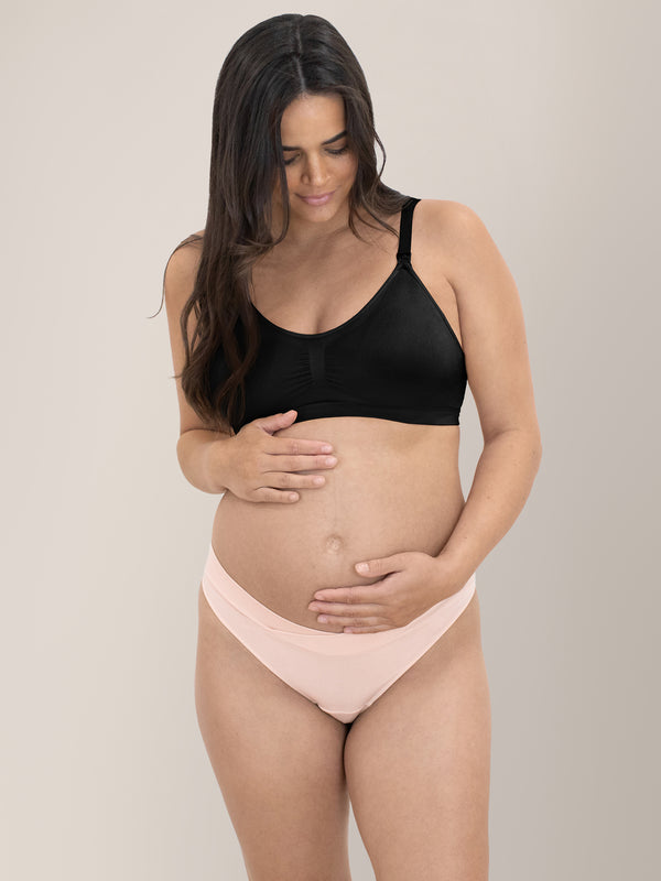 Kindred Bravely Bamboo Maternity & Postpartum Thong Soft Pink