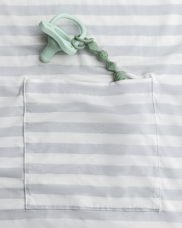 Kindred Bravely Bamboo Multi-Use Nursing Cover Grey Stripe