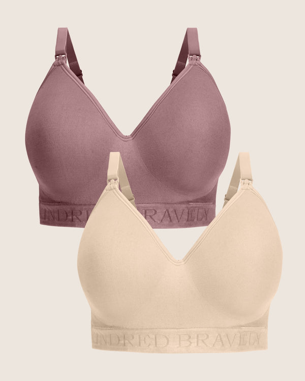 kindred bravely Build Your Own Sublime® Contour Nursing Bra Two-Pack Twilight