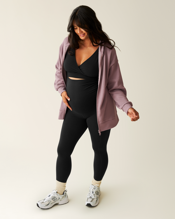 Kindred Bravely Cloud Fleece Oversized Hoodie Dusty Mauve