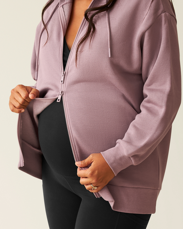 Kindred Bravely Cloud Fleece Oversized Hoodie Dusty Mauve