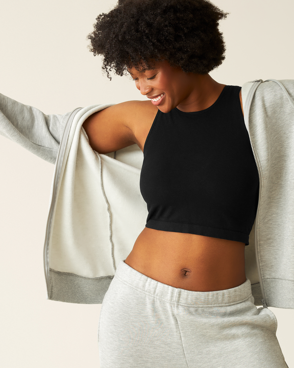 Kindred Bravely Cloud Fleece Oversized Hoodie Grey Heather