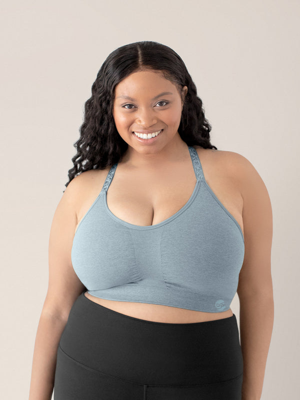 kindred bravely Diana Sublime® Sports Bra Seaglass Heather
