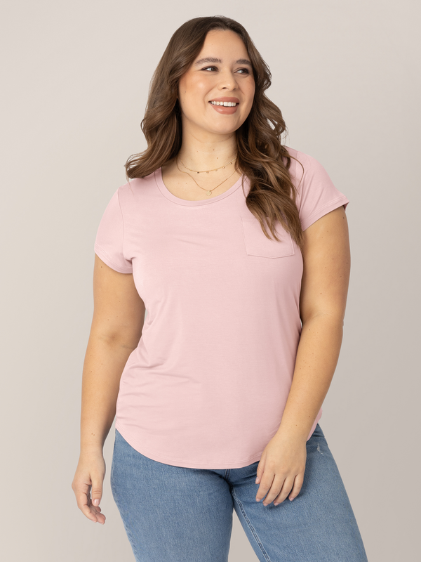kindred bravely Everyday Maternity & Nursing T-shirt Dusty Pink