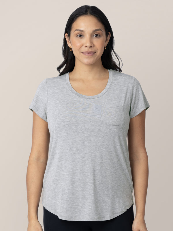 Kindred Bravely Everyday Maternity & Nursing T-shirt Grey Heather