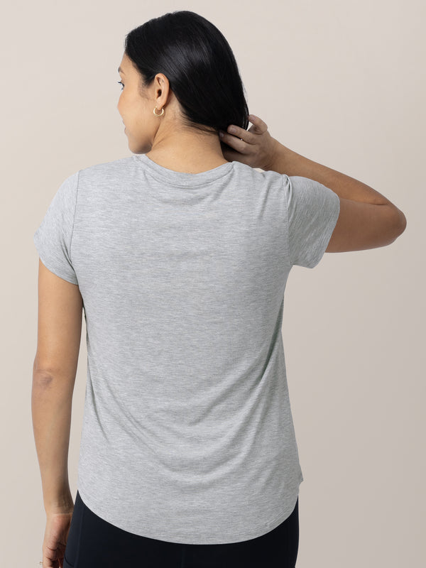 Kindred Bravely Everyday Maternity & Nursing T-shirt Grey Heather