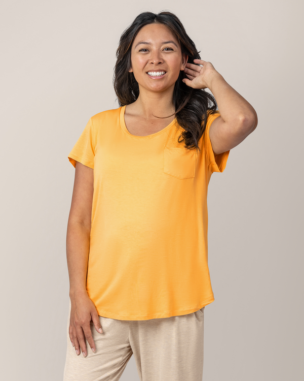 Kindred Bravely Everyday Maternity & Nursing T-shirt Marigold