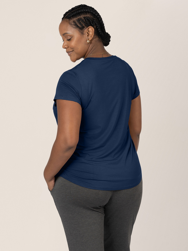 Kindred Bravely Everyday Maternity & Nursing T-shirt Navy