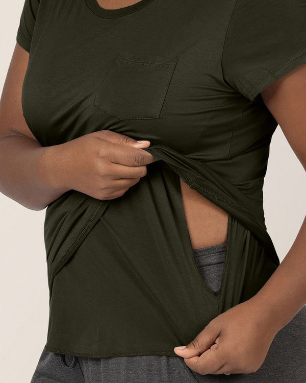 Kindred Bravely Everyday Maternity & Nursing T-shirt Thyme