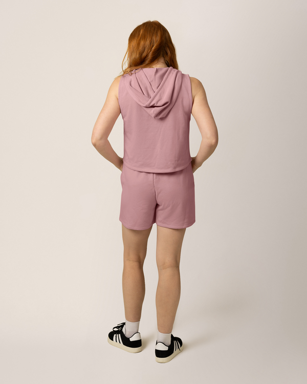 Kindred Bravely French Terry On The Go Short Light Mauve