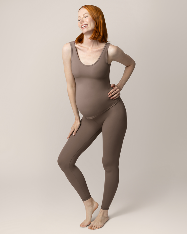 Kindred Bravely Grow With Me™ Maternity & Nursing Tank Taupe