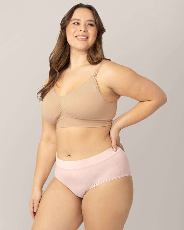 kindred bravely Grow with Me™ Maternity & Postpartum Brief Soft Pink