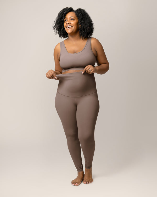 kindred bravely Grow with Me™ Maternity & Postpartum Legging Taupe