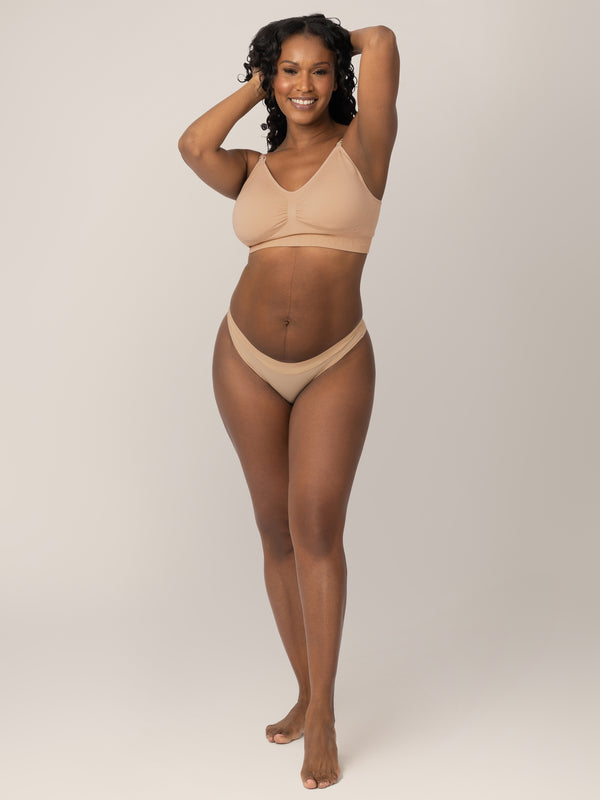 Kindred Bravely Grow With Me™ Maternity & Postpartum Thong Beige