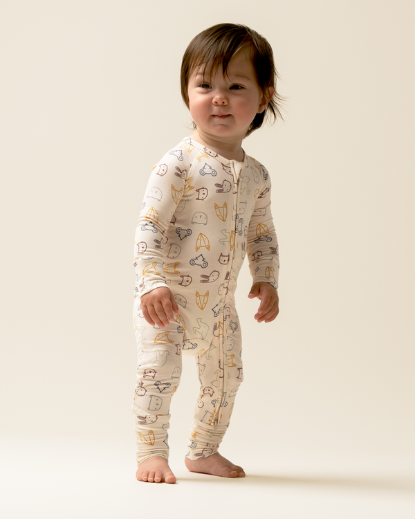 kindred bravely Bamboo Baby Pajamas Critter Crew