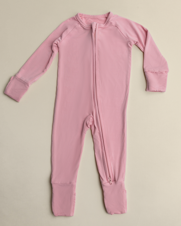 Kindred Bravely Bamboo Baby Pajamas Light Mauve