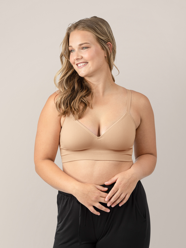 kindred bravely Everly Wireless Contour Bra Beige