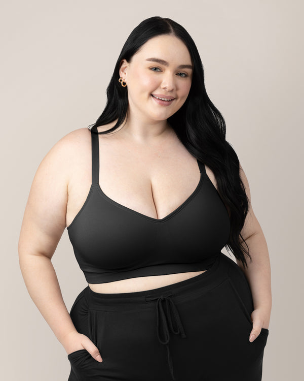 kindred bravely Everly Wireless Contour Bra Black
