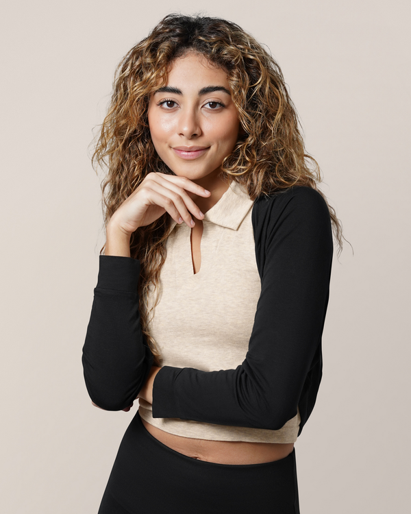 Kindred Bravely French Terry Cardigan Shrug Black