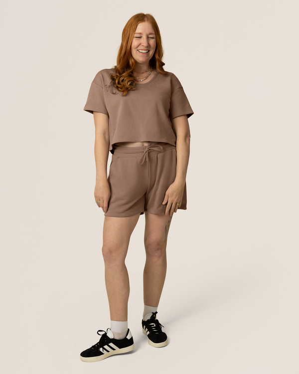 Kindred Bravely French Terry On The Go Short Taupe