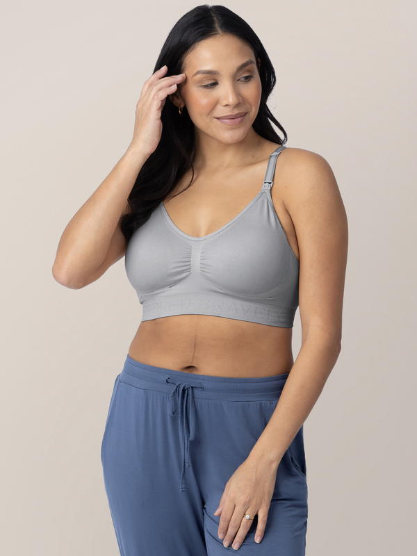 kindred bravely Simply Sublime® Nursing Bra Grey