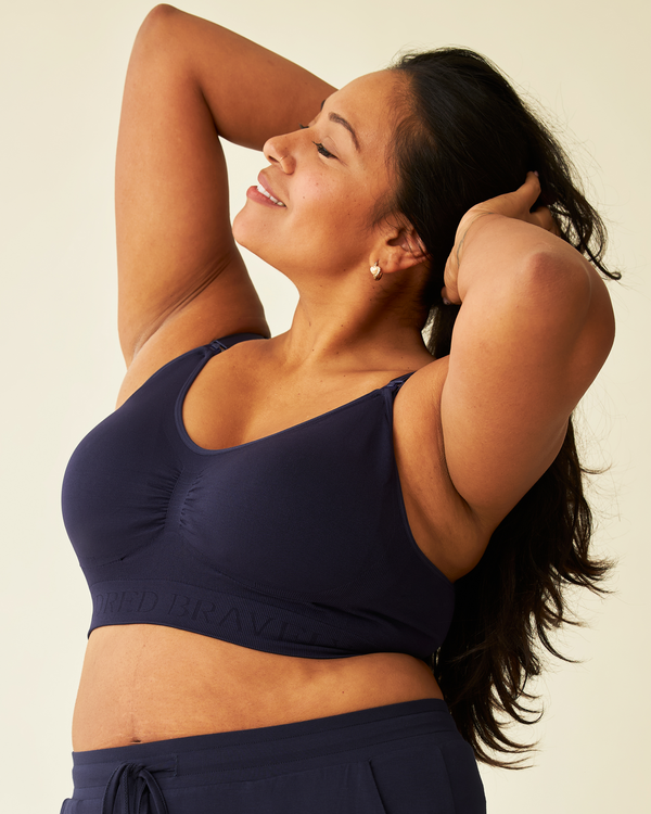 kindred bravely Simply Sublime® Nursing Bra Navy