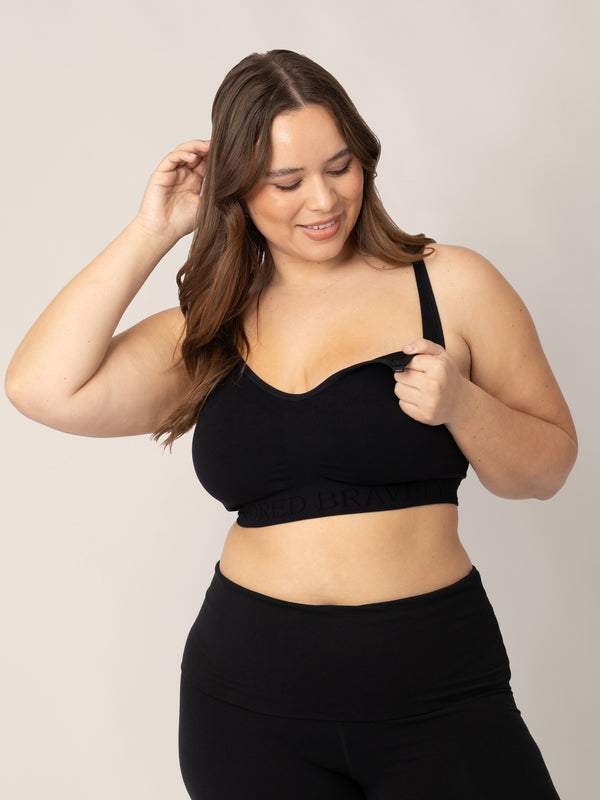 kindred bravely Sublime® Nursing Sports Bra Black
